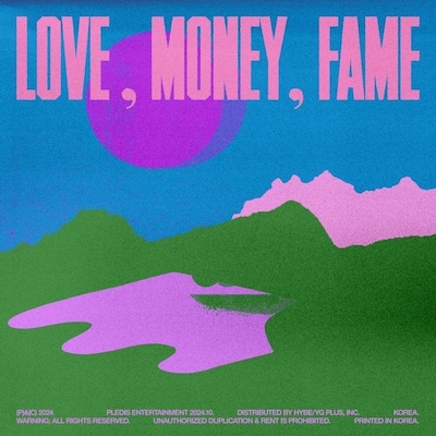Copertina LOVE, MONEY, FAME