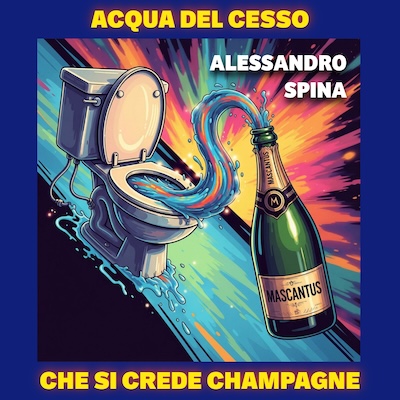 Copertina Acqua del Cesso che si crede Champagne