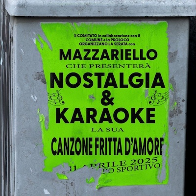 Copertina NOSTALGIA E KARAOKE